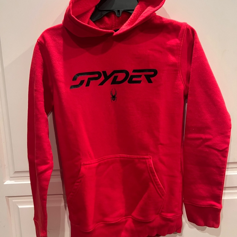 BUNDLE Spyder Red Hoodie, Hollister shirt, Reebok active wear jacket
